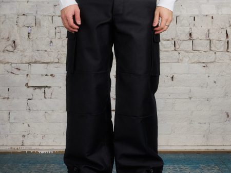 Marni Moleskin Cargo Pant Black Cheap