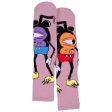 TOY MACHINE MOUSKETEER SOCK PINK Fashion