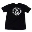 BLUETILE SUPPLY CO T-SHIRT BLACK   WHITE For Cheap