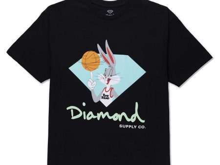 DIAMOND x SPACE JAM BUGS BUNNY TEE BLACK For Discount