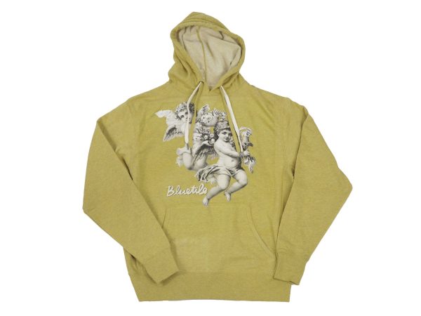 BLUETILE ANGELS GRAPHIC HOODIE GOLDEN WHEAT on Sale