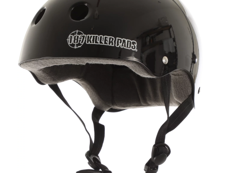 187 PRO SWEATSAVER HELMET GLOSS BLACK For Cheap