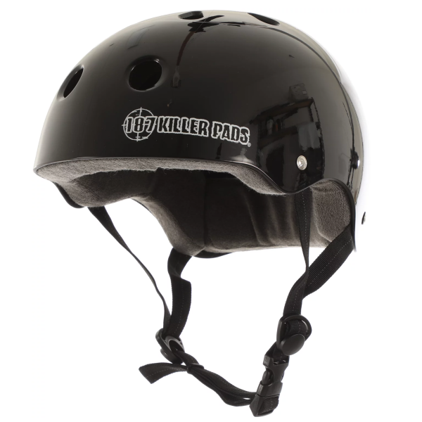 187 PRO SWEATSAVER HELMET GLOSS BLACK For Cheap