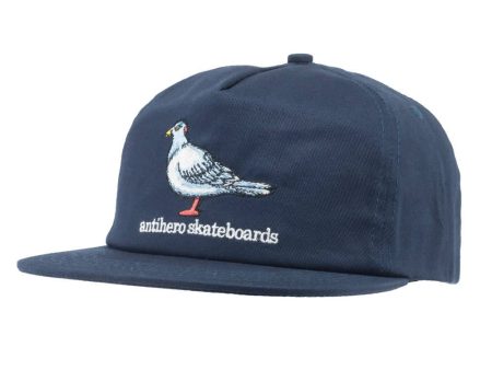 ANTIHERO PIGEON EMBLEM SNAP BACK NAVY on Sale