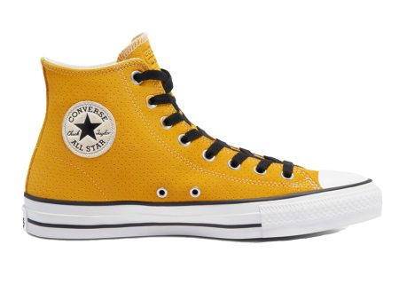 CONVERSE CONS CHUCK TAYLOR ALL STAR PRO HI GOLD DART   WHITE   BLACK For Sale