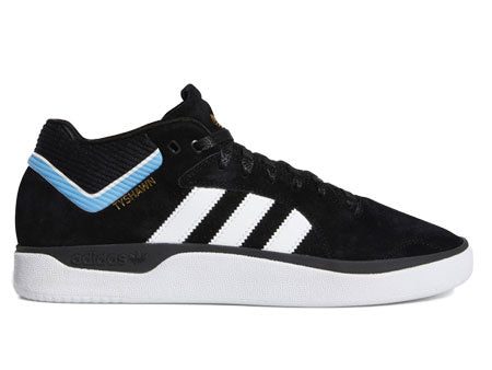 ADIDAS TYSHAWN BLACK   WHITE   LIGHT BLUE Hot on Sale