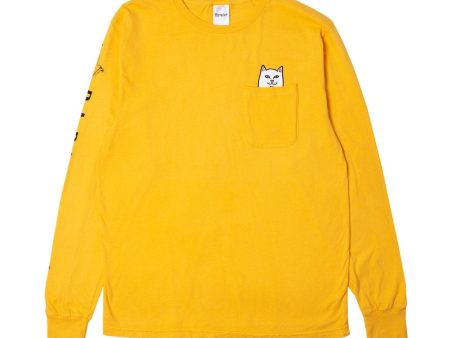 RIP N DIP LORD NERMAL LONG SLEEVE GOLD For Discount