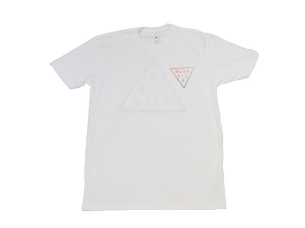 BLUETILE TRI-DYE T-SHIRT WHITE on Sale