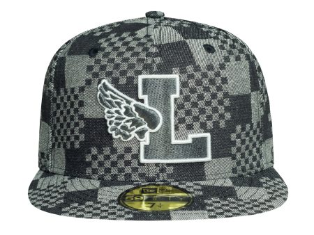 L-Wing Domier Print Black Fitted Fashion