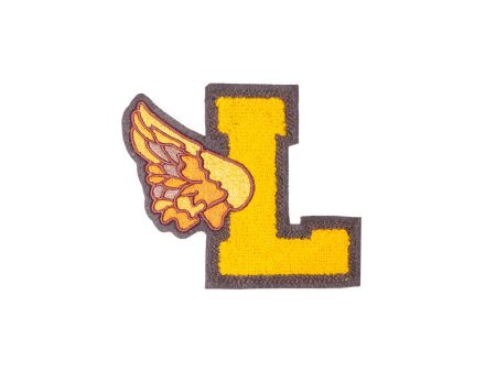 SMALL YELLOW L WING PATCH Cheap