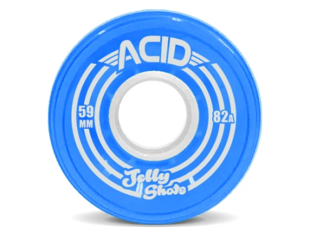 ACID WHEELS JELLY SHOTS 82a 59mm BLUE Online now