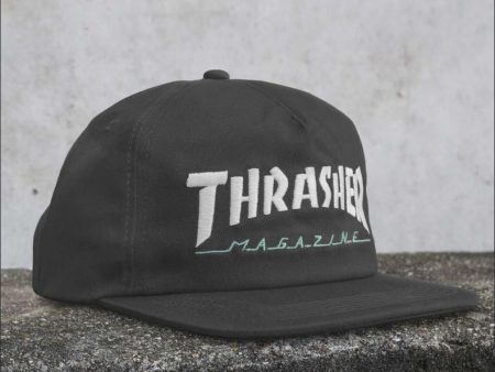 THRASHER MAGAZINE TWO TONE HAT GREY Hot on Sale