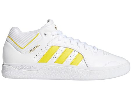 ADIDAS TYSHAWN FLAT WHITE   YELLOW   GOLD on Sale