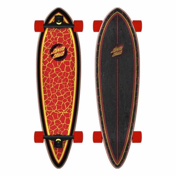 SANTA CRUZ FLAME DOT CRUZER PINTAIL 33  Sale