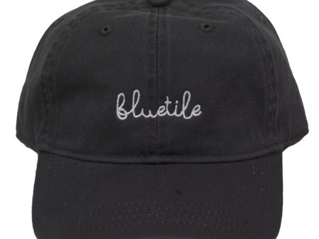 BLUETILE SCRIPT DAD HAT GREY Sale