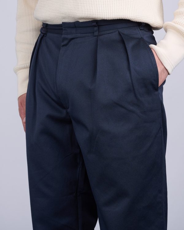 nanamica Double Pleat Hybrid Chino Pant Navy Supply