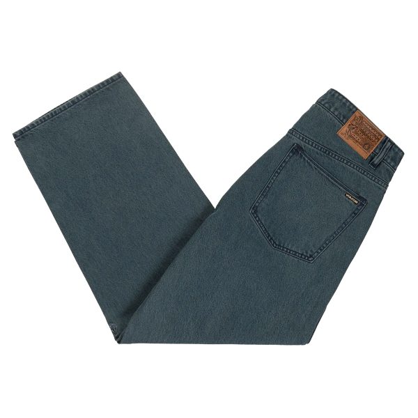 VOLCOM BILLOW DENIM LOOSE FIT MARINA BLUE Online now