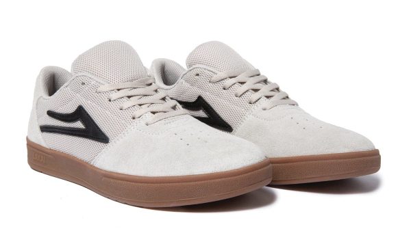 LAKAI BRIGHTON WHITE GUM SUEDE Sale