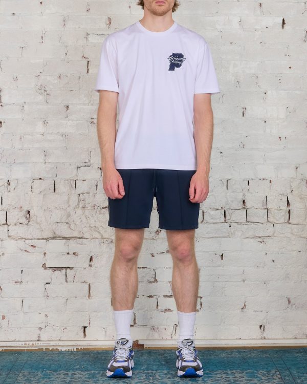 Reigning Champ x Prince Copper Jersey T-Shirt White Navy For Sale