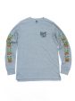 BLUETILE TRASHCAN LONG SLEEVE GREY For Discount