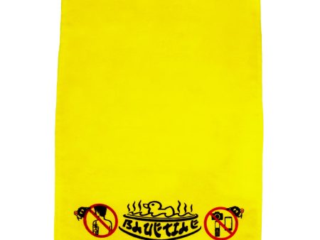 BLUETILE RUBBER DUCKY HAND TOWEL YELLOW For Discount