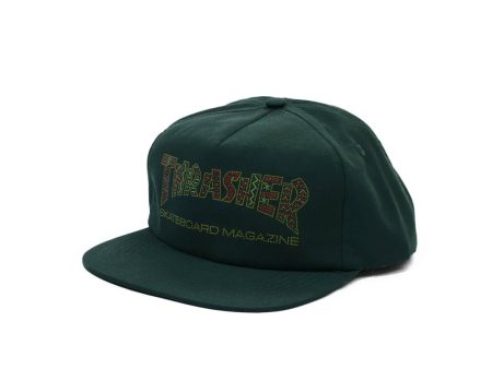 THRASHER DAVIS SNAPBACK FOREST GREEN on Sale