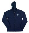 BLUETILE SUPPLY CO HOODED COACHES JACKET (NAVY) Discount