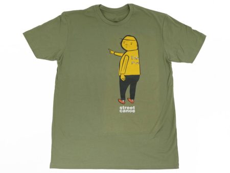 STREET CANOE FUTURE PRIMITIVE T-SHIRT OLIVE For Cheap