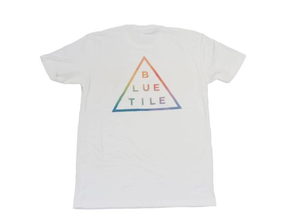 BLUETILE TRI-DYE T-SHIRT WHITE on Sale