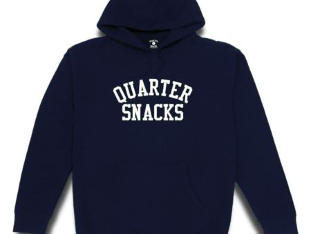 QUARTERSNACKS CLASSIC ARCH HOODIE NAVY For Cheap