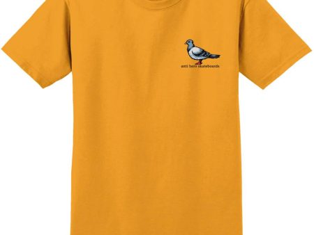 ANTIHERO LIL PIGEON S S SHIRT ORANGE Online