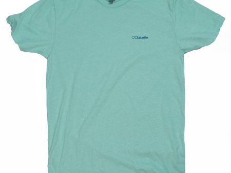 BLUETILE NO POCKET T-SHIRT MINT   BLUE For Discount