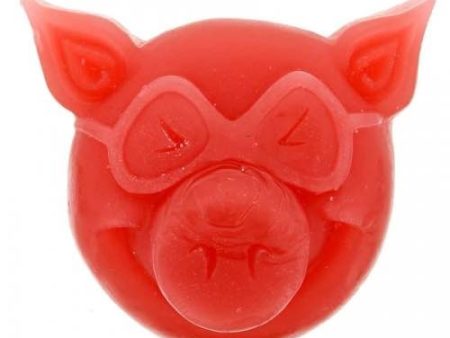 PIG HEAD RAISED CURB WAX RED Cheap