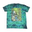 BLUETILE TRIPPY WIZARD T-SHIRT GREEN BURST on Sale