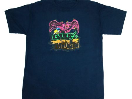 BLUETILE SKATE PIT TRIBUTE T-SHIRT NAVY Fashion