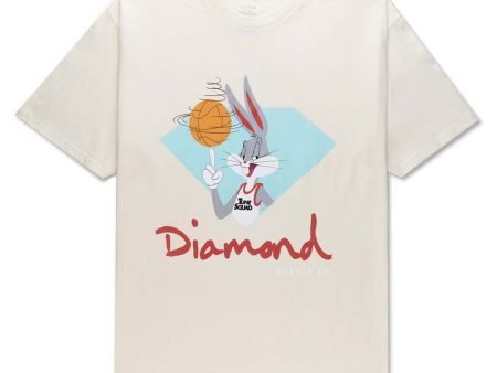 DIAMOND x SPACE JAM BUGS BUNNY TEE TAN Online Hot Sale