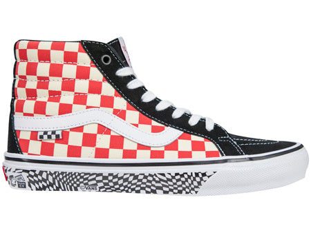 VANS SKATE SK8-HI REISSUE GROSSO  84 RED CHECKER Sale