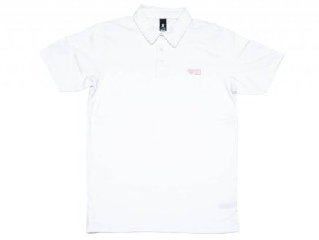 BLUETILE SURPLUS LOVE BLUETILE POLO WHITE   PINK Supply