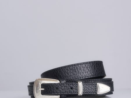 Lemaire Minimal Western Belt Black For Sale