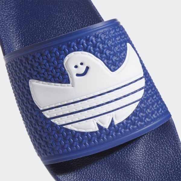 ADIDAS SHMOOFOIL SLIDE VICTORY BLUE   WHITE For Discount