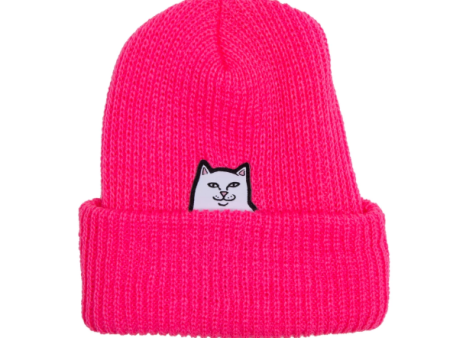 RIP N DIP LORD NERMAL RIBBED BEANIE FUCHSIA Hot on Sale