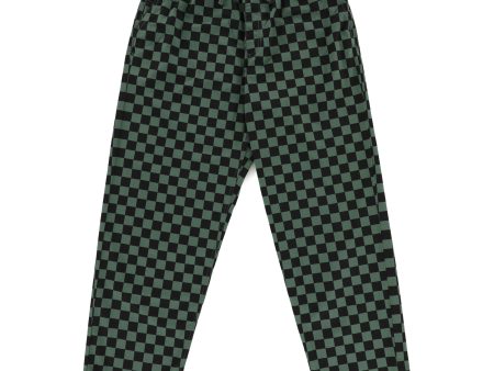 VANS RANGE BAGGY TAPERED ELASTIC WAIST PANT DUCK GREEN   BLACK Online Hot Sale