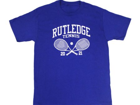 BLUETILE RUTLEDGE TENNIS CLUB T-SHIRT ROYAL Online Sale