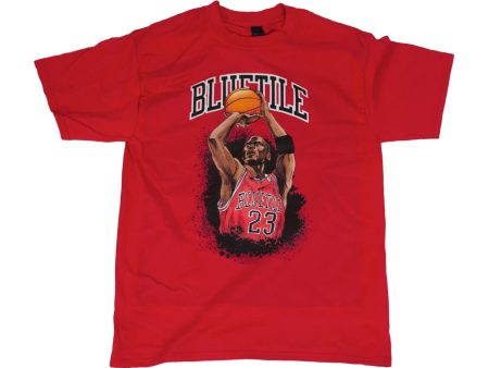 BLUETILE JUMP SHOT T-SHIRT RED For Discount