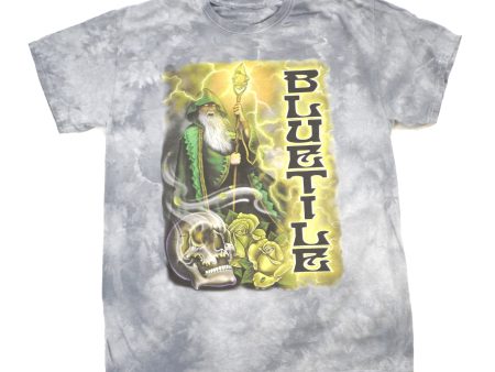 BLUETILE TRIPPY WIZARD T-SHIRT SMOKE GREY Supply