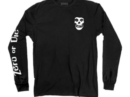 ZERO X MISFITS FIEND SKULL L S BLACK For Cheap