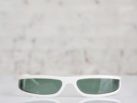 Rick Owens Runway Fog Sunglass Pearl Forest Online now