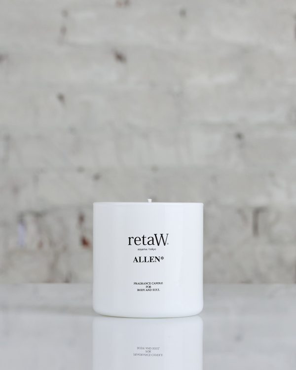 retaW Candle ALLEN (White) on Sale