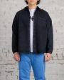 Marni Marble Dyed Denim Button Shirt Black Hot on Sale