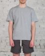 Reigning Champ Lightweight Terry Cut Off Crewneck Heather Grey Hot on Sale